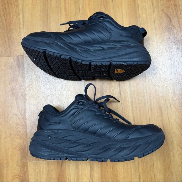 Hoka One One Bondi SR Nurse Work Shoes Slip Resistant Black Womens 7.5D - Picture 8 of 14